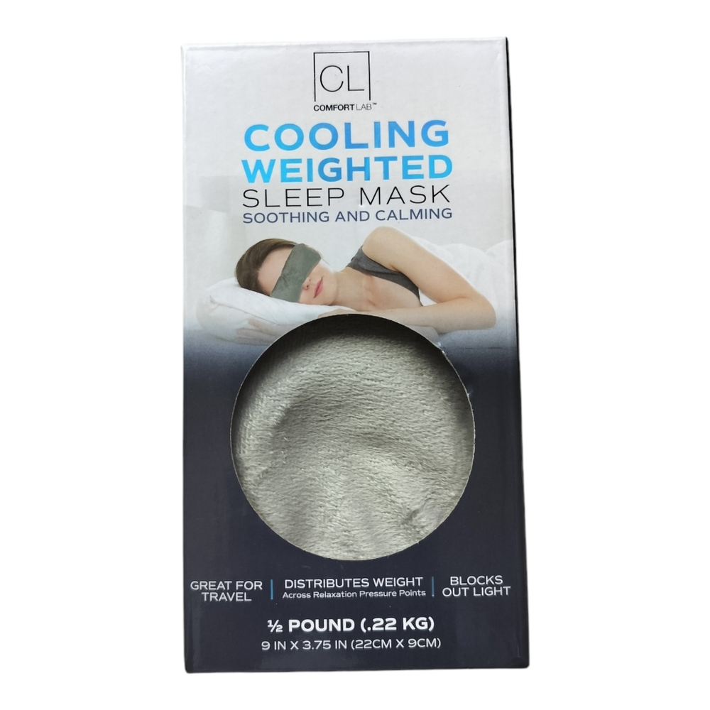 Comfort Lab Cooling Weighted Sleep Mask Gray